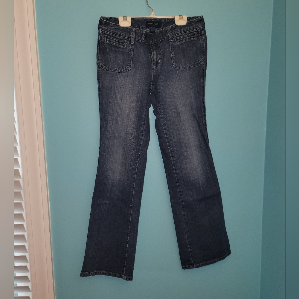 Banana Republic Straight Leg True Blue Jeans sz. 6